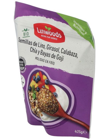 Semillas Lino Calabaza Girasol Chia Goji 425Gr.