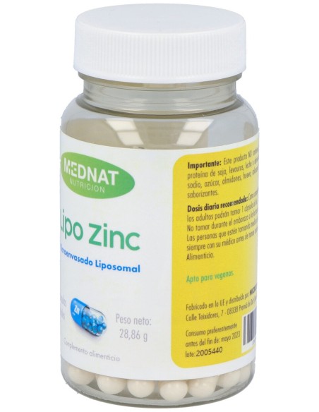 Mednat Lipo Zinc 60Caps