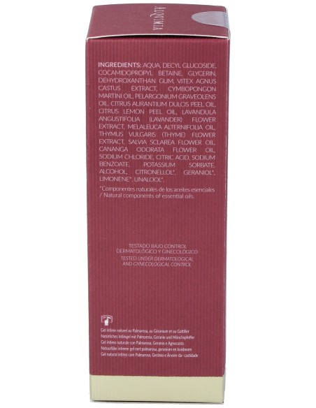 Alqvimia Gel Íntimo Geranio Palmarosa Árbol Casto 100Ml