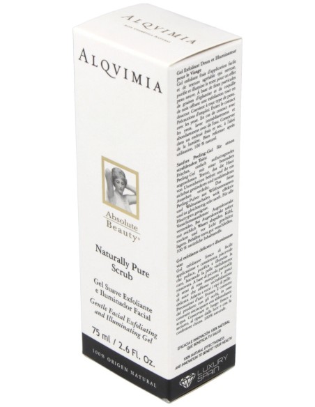 Alqvimia Naturally Pure Scrub Gel Suave Exfoliante 75 Ml