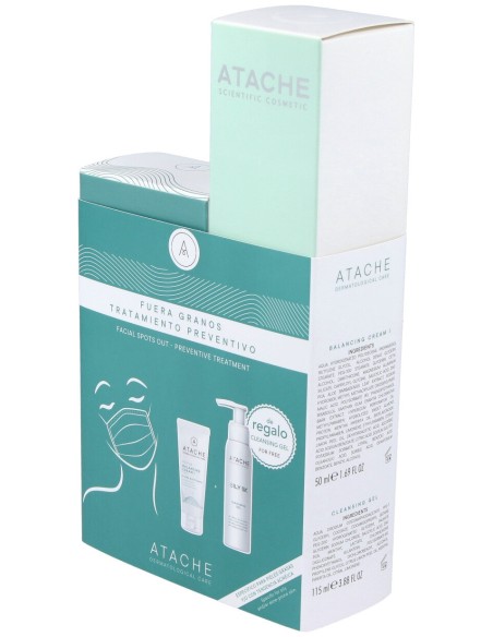 Atache Pack Preventiva Antiacné Balansing Crema + Cleansing Gel