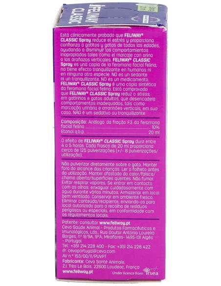 Feliway Classic Spray Travel 20Ml.