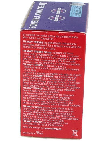 Feliway Friends Difusor+Recambio 48Ml. 1Mes
