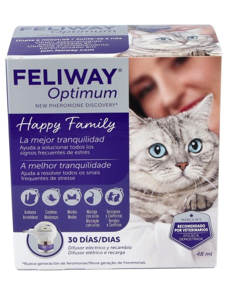 Feliway Optimum Difusor+Recambio 1 Mes