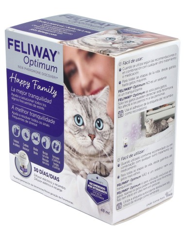Feliway Optimum Difusor+Recambio 1 Mes