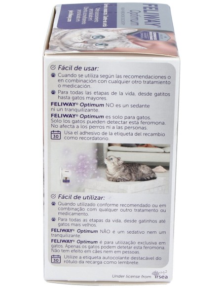 Feliway Optimum Difusor+Recambio 1 Mes