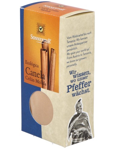 Sonnentor Canela Ceilan Molida 40G