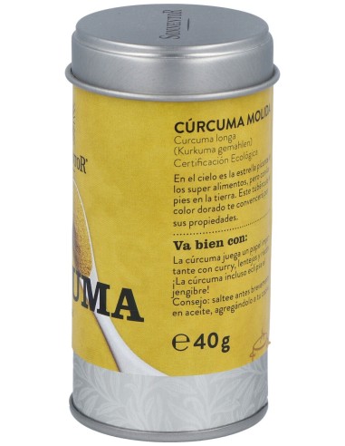 Curcuma Molida En Lata 40Gr. Bio