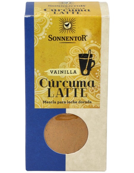 Sonnentor Curcuma Latte Vainilla Leche Dorada Bio 60G