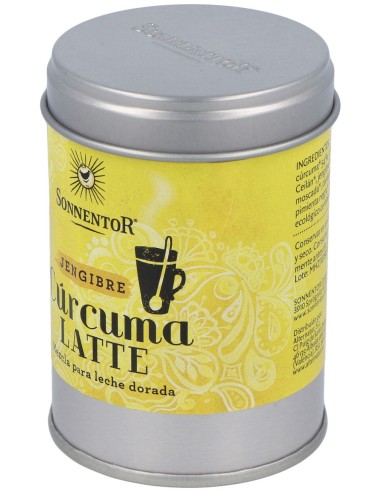 Curcuma Latte Ginger Leche Dorada Lata 60Gr. Bio