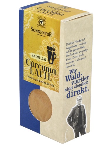 Sonnentor Curcuma Latte Vainilla Leche Dorada...