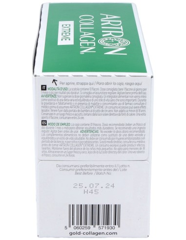 Gold Collagen Artron Collagen 10 Viales