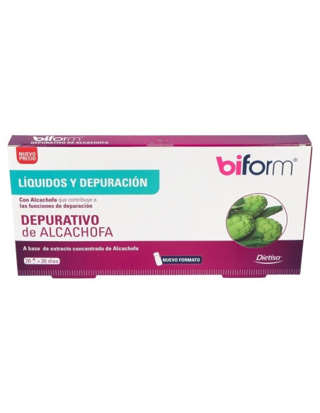 Biform Depurativo De Alcachofa 20Unicadose