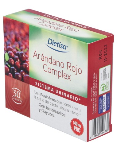 Dietisa Arándano Rojo Complex 30Cáps