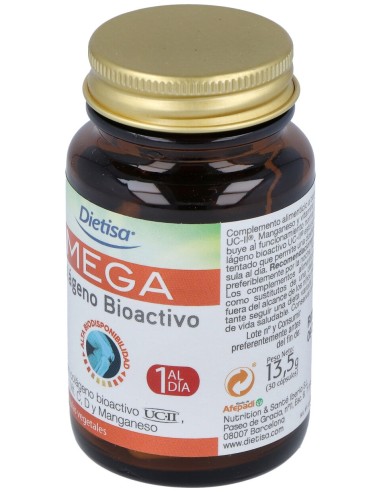 Dietisa Mega Colageno Bioactivo 30 Cáps