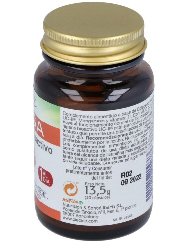 Dietisa Mega Colageno Bioactivo 30 Cáps