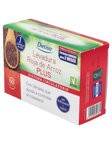 Levadura Roja De Arroz Plus 60Cap.