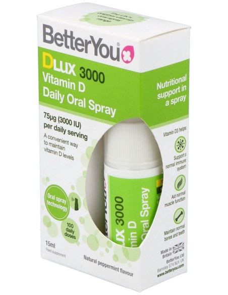 Dlux 3000 Vit D Spray Oral 15Ml.