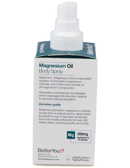 Better You Magnesio Aceite Spray Corporal 100Ml