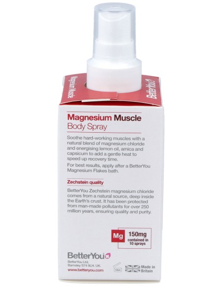 Betteryou Magnesio Musculo Spray Corporal 100Ml