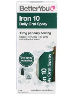 Iron 10 Hierro Spray Oral 25Ml.