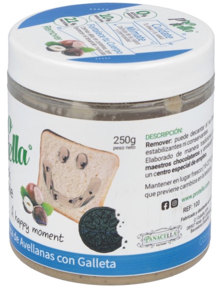 Protella Protella Chocolate Blanco Con Cookies 250G