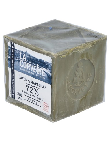 Jabon En Pastilla Marsella Oliva Cubo Eco 300Gr.
