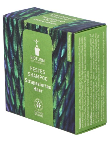 Bioturm Champú Sólido Cabello Dañado Repara 100G