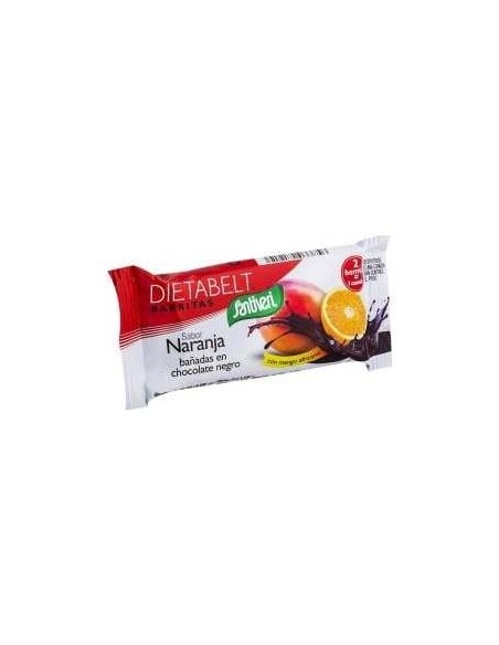 Santiveri Dietabelt Barritas Choco Negro Naranja 16Uds