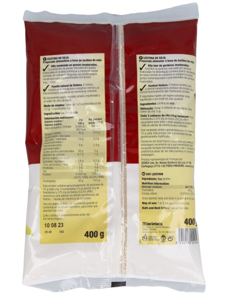 Santiveri Lecitina Bolsa De 400 Gr.