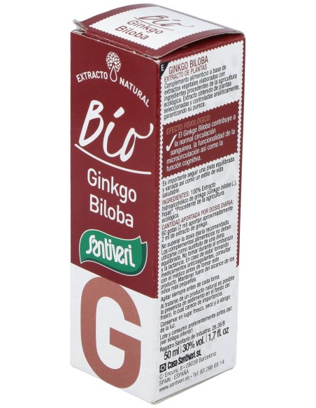 Santiveri Plantas Exto.Ginkgo Biloba Bio