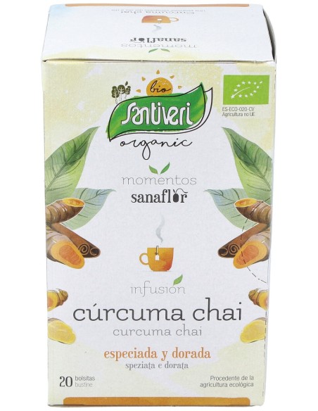 Sanaflor Curcuma Chai Infusion 20Ud. Bio