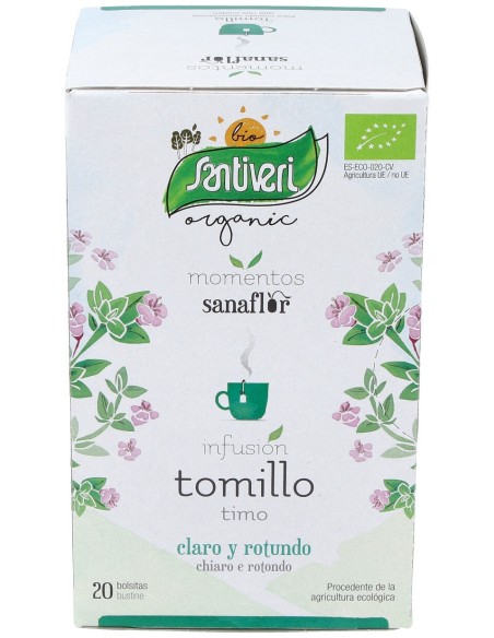 Santiveri Sanaflor Infusion Tomillo Bio