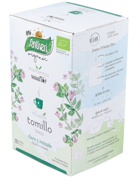 Santiveri Sanaflor Infusion Tomillo Bio