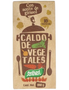 Santiveri   Caldo Vegetal 12 Pastillas