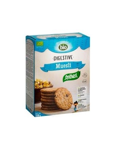 Galletas Digestive Muesli 2 Paquetes 330Gr. Bio