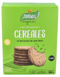 Galletas Digestive Cereales 2 Paquetes 330Gr Bio