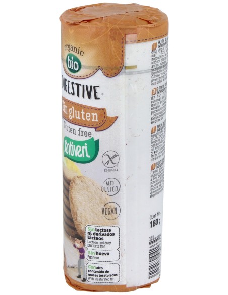 Santiveri Galletas Digestive Sin Gluten Bio 180G