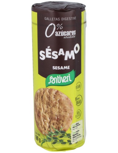 Galletas Digestive Sesamo 0% Azucares 190Gr.