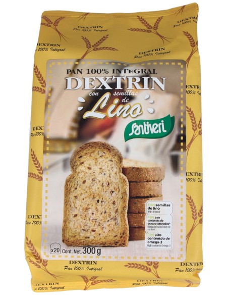 Dextrin Pan Integral Dextrin Santiveri Con Semillas De Lino 300