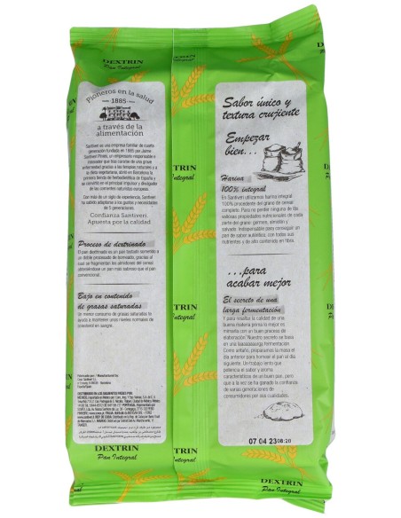 Pan Dextrin Con 5 Cereales Integral 300Gr.