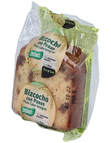 Santiveri Plum Cake Integral Individual Bio 55G