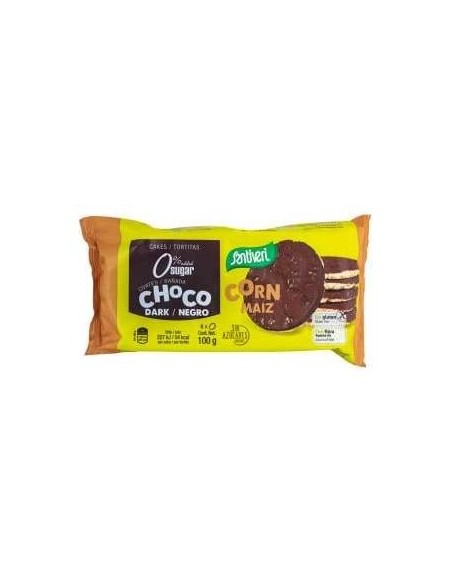 Tortitas De Maiz Con Choco Negro 8Uds 100Gr. S/A