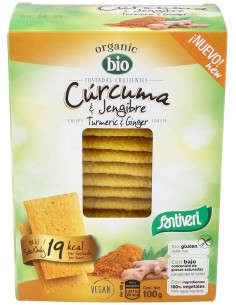 Santiveri Tostada Ligera Curcuma Y Jengibre Bio 100G
