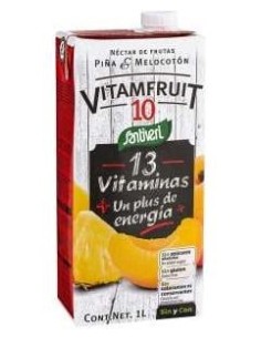 Santiveri Vitamfruit N-10 Zumo Piña Y Melocotón 1L