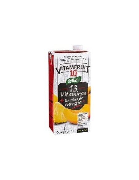 Santiveri Vitamfruit N-10 Zumo Piña Y Melocotón 1L