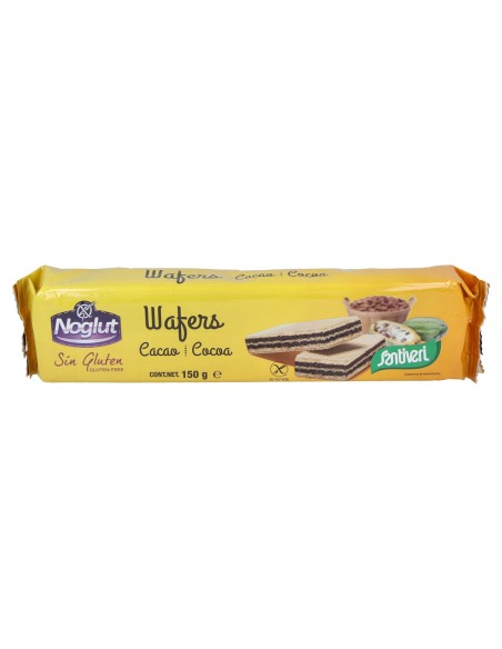 Noglut Wafers Rellenos De Cacao 150Gr