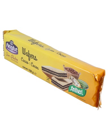 Noglut Wafers Rellenos De Cacao 150Gr