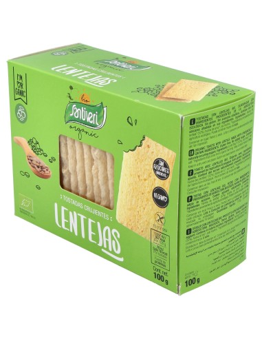 Santiveri Tostadas Ligeras Lentejas Bio 100G