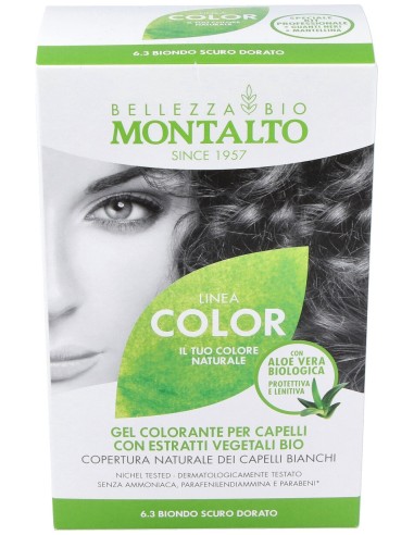 Tinte Montalto 6.3 Rubio Dorado Oscuro 135Ml.